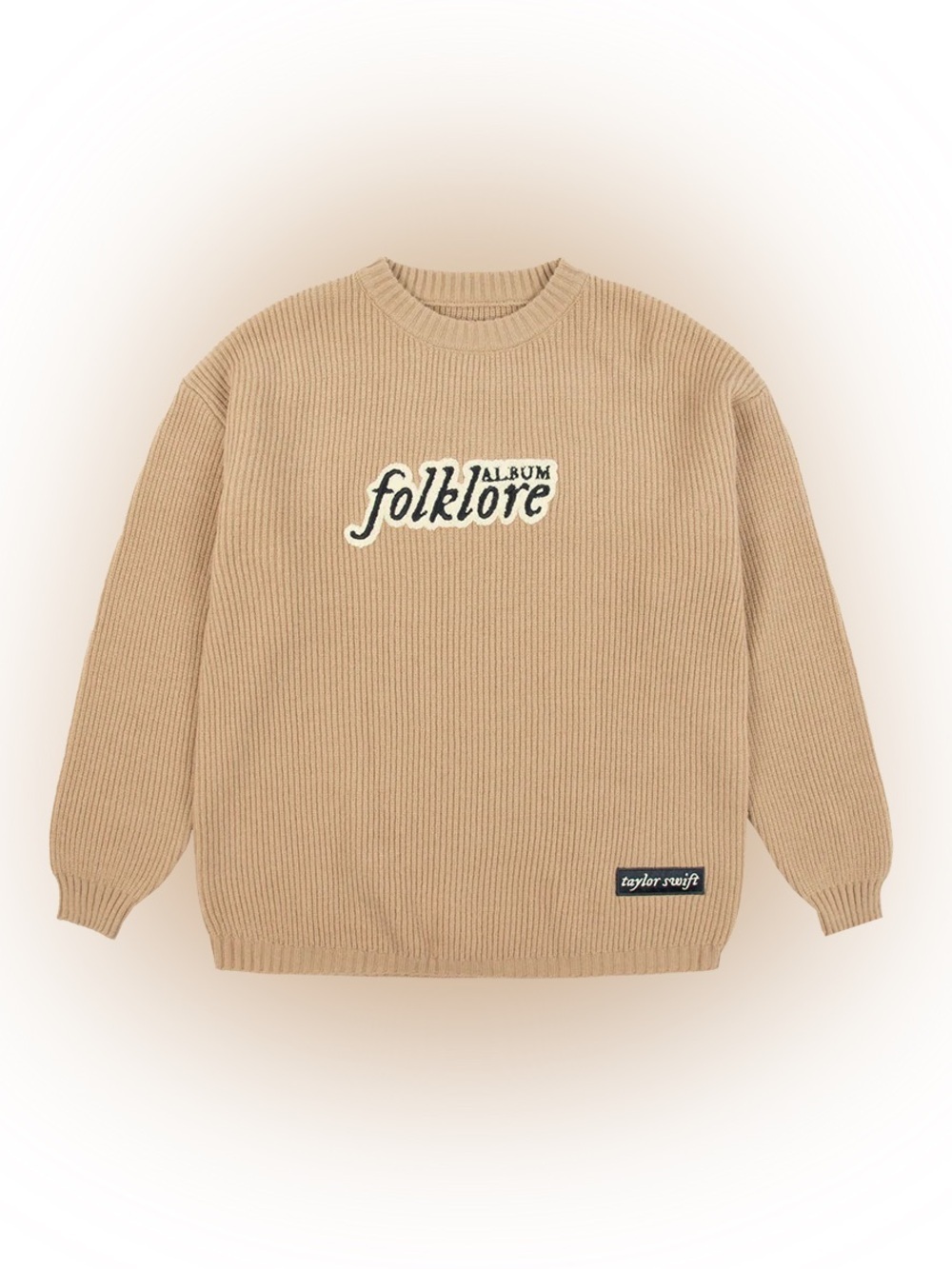 Taylor Swift Official Folklore Album Oversized Sweater Large